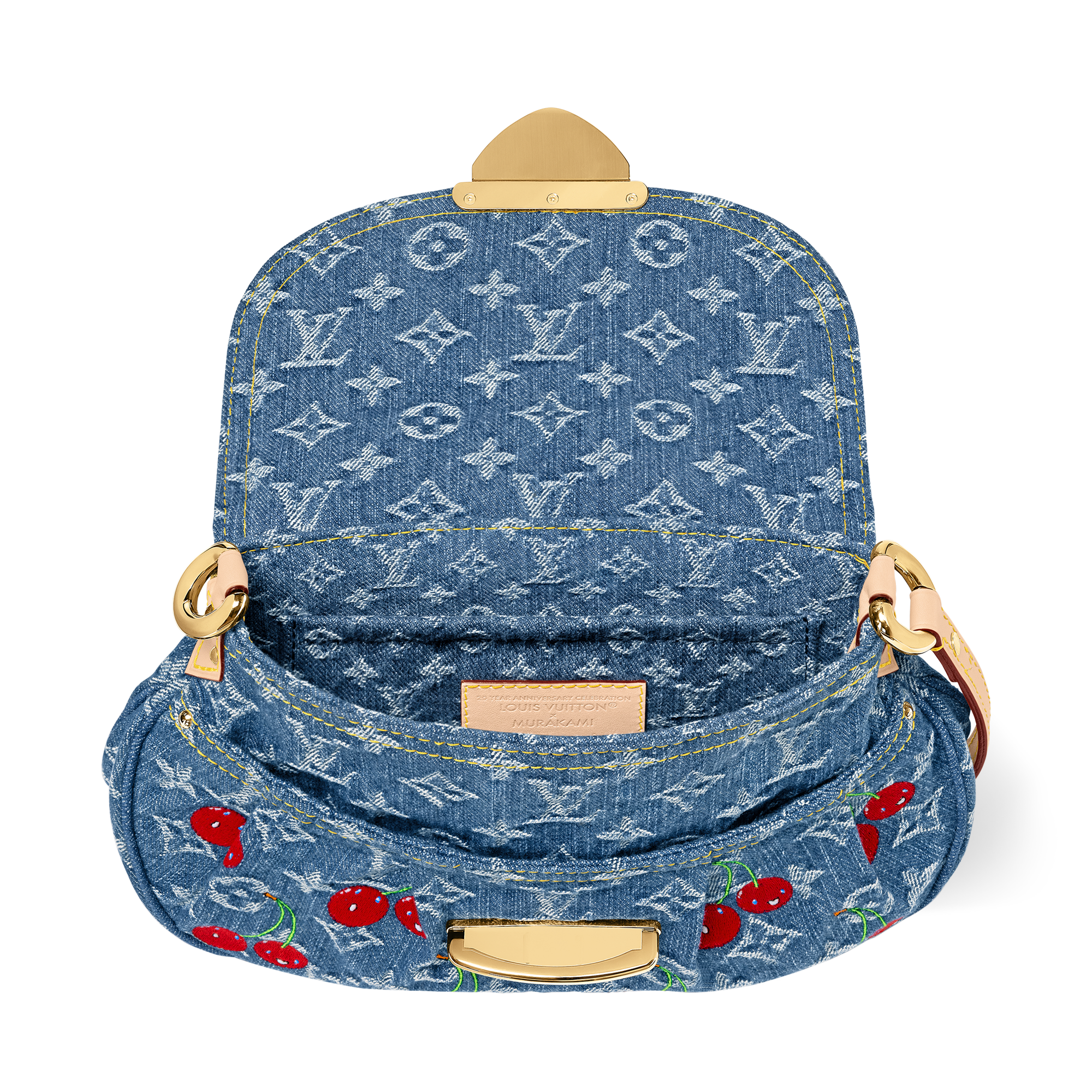 LV x TM Elástico de Cabelo Denim Cerise S00 - Acessórios | LOUIS